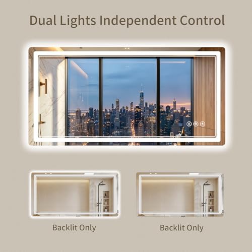 24"x48" LED Bathroom Mirror - Image 2