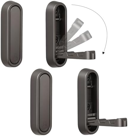 Dntorx Folding Wall Hooks, 2 Pack, Zinc Alloy, Heavy Duty Coat Hooks by Dntorx