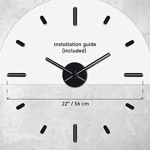 Presentime Large Frameless DIY Wall Clock - Image 5