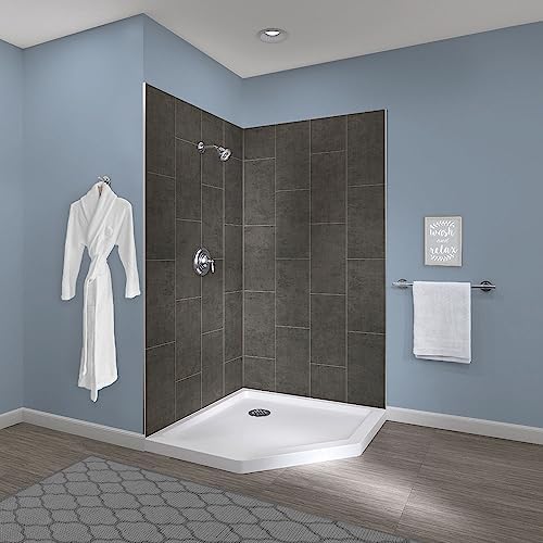 Miseno MSW784242 ReadySet 42" X 42" X 78" Two Panel Corner Shower Wall Kit by Miseno