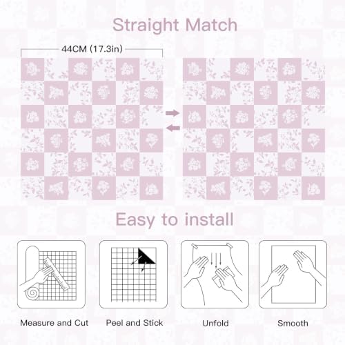 CiCiwind Contact Paper Checkered Wallpaper Modern Peel and Stick Wallpaper - Image 5