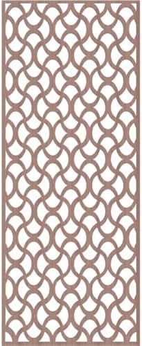 Resort Decorative Pierced Fretwork Wood Wall Panels, 25 3/8"W x 64 3/8"H x 3/8"T - Image 2