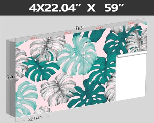 XMPMBM-Tropical Leaf Botanical backsplash Large Decorative Wallpaper Banana - Image 4