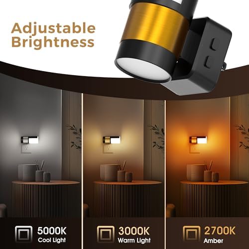 L LOHAS LED Night Lights Plug into Wall, Dimmable Plug in Night Light - Image 3