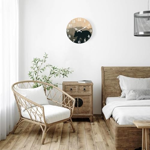 XFM Cabin Bear Wall Clock 16 Inch - Image 2