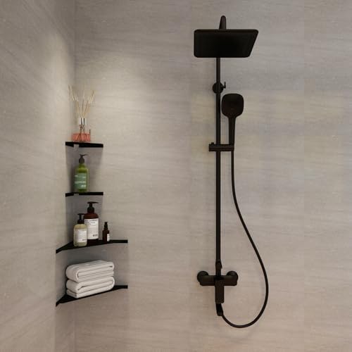 Corner Shelf, 3.0mm Aluminum Alloy Corner Shelf Wall Mounted, - Image 4