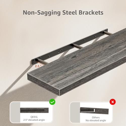 QEEIG Long Floating Shelves for Wall - Image 4