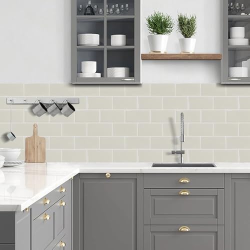 STICKGOO 10-Sheet Subway Tile Peel and Stick Backsplash, Self Adhesive Vinyl - Image 4