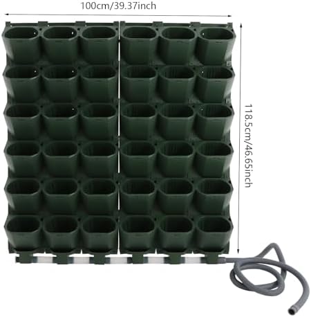 Wall Mounted Vertical Garden Planter, 36 Planters Self-Watering System - Image 5