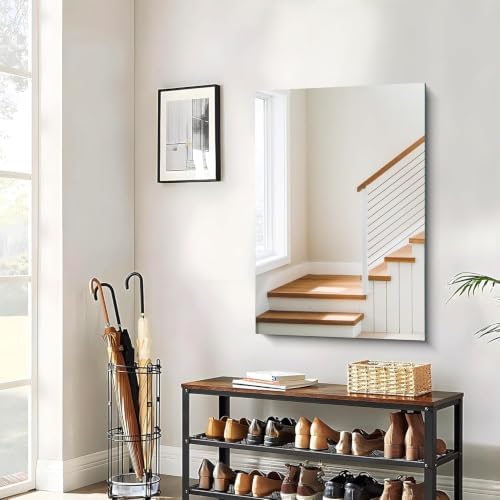 CILIBER Frameless Mirror, 24x36 Rectangle Bathroom Vanity Mirror - Image 6