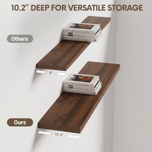 Vivelove 36" Floating Shelves 10 inch Deep - Image 4