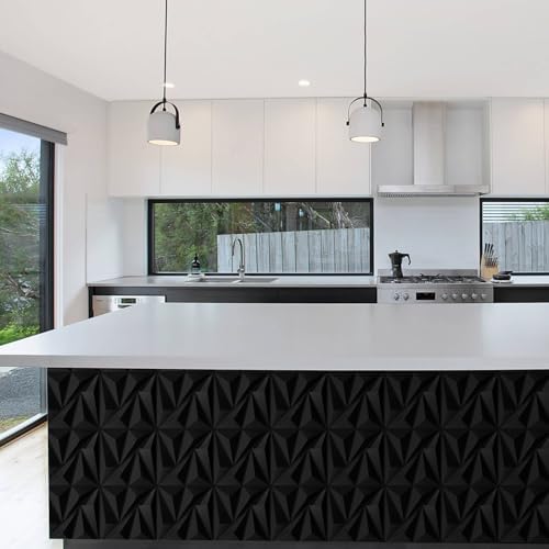STICKGOO Black Diamond 3D Wall Panels, 33 Pack - Image 3