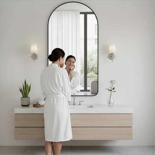 Arched Bathroom Mirror, Wall Mounted Mirror, Living Room, Vertically Hanging - Image 5