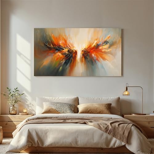 Colorful Abstract Wings Wall Art Print - Image 6