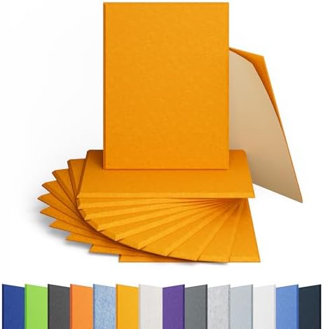 12 Pack Rectangle Acoustic Panels Self Adhesive Sound Proof Foam by Amantech