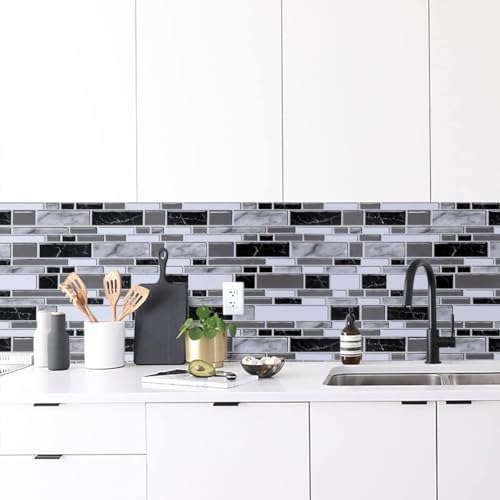 Livebor Kitchen Peel and Stick Wallpaper Backsplash Wallpaper11.8” x 118.1” - Image 5