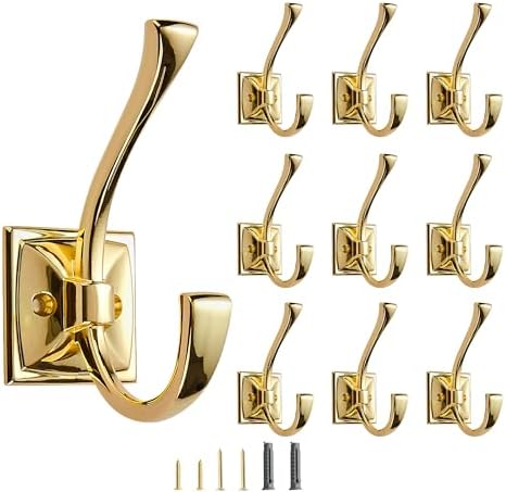 10 Pack Decorative Heavy Duty Towel Hooks by CABDM