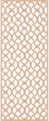 Resort Decorative Pierced Fretwork Wood Wall Panels, 13 3/8"W x 34 3/8"H x 1/4"T - Image 2