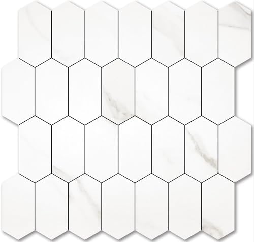 Vamos Tile Long Hexagon Peel and Stick Backsplash Tile by VamosTile