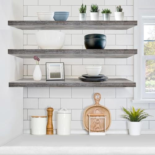 Sorbus Floating Shelves for Wall Storage - Image 2