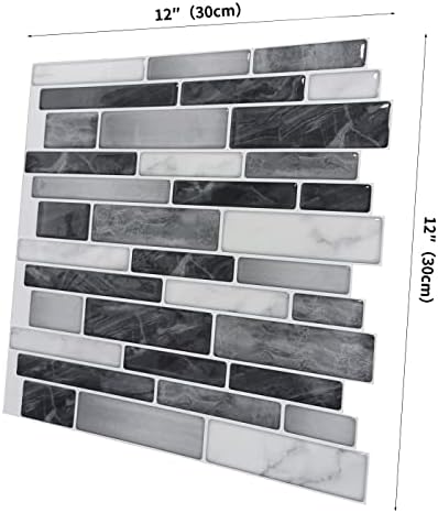 Art3d 10-Pack Marble Wall Tile Peel and Stick Backsplash, 12 x 12 in - Image 4