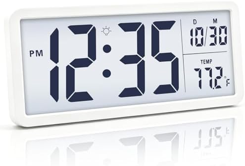JoFomp 10.5" Large Digital Wall Clock Battery Operated by JoFomp