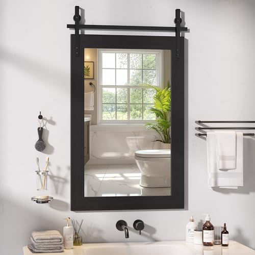 Hasipu Farmhouse Bathroom Mirror by Whatssuitableisthebest