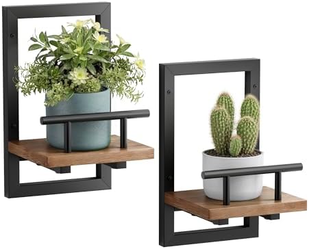 Sbosbo Floating Shelves for Wall Plant Shelf by SBOSBO