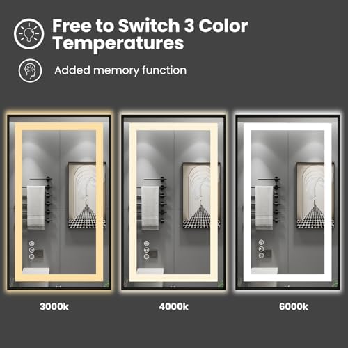 Amorho LED Bathroom Mirror - Image 4