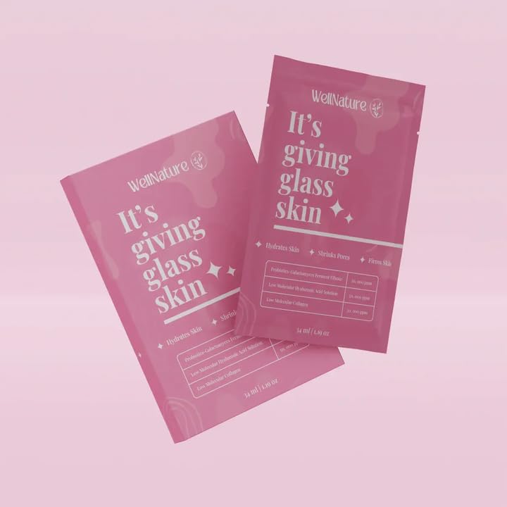 Wellnature™ The Original Overnight Deep Collagen Mask - It's Giving Glass Skin Sleep Mask - Deep Hydrating Bio-Collagen + Oligo-Hyaluronic Acid Facemask - Skincare For All Skin Types, Pack of 4