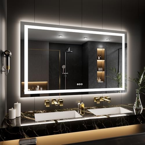 LOAAO 80"X40" LED Bathroom Mirror by LOAAO