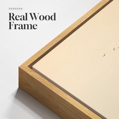 Framed Orange Abstract Mountain Wall Art - Image 5