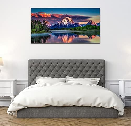 Sunset Landscape Canvas Wall Art - Image 3