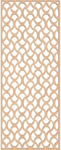 Resort Decorative Pierced Fretwork Wood Wall Panels, 11 3/8"W x 29 3/8"H x 3/8"T - Image 4