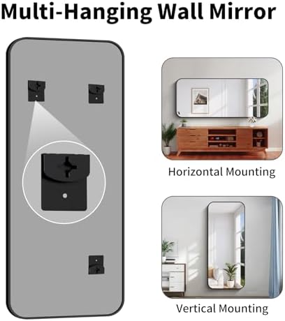 Koonmi Bathroom Wall Mirror, 30x71 Inch Large Vanity Mirror - Image 5