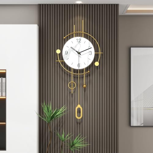Wall Clocks for Living Room Decor Modern Silent Analog Wall Clock by CreativeWallClock