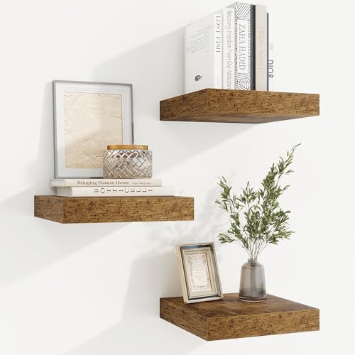 Floating Shelves for Wall, Wall Mounted Wood Shelves by Fuqing