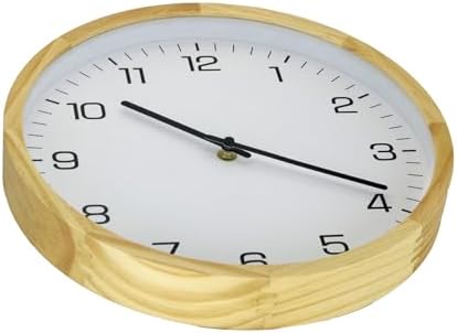 MEIRED Wooden Wall Clock 12 Inch Silent Non Ticking Wall Clocks Battery - Image 3