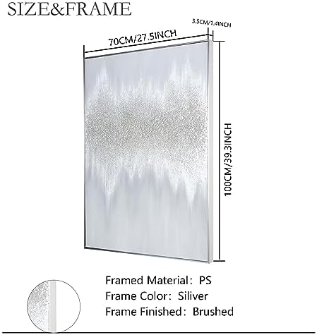 Silver Abstract Wall Art Decor - Image 5