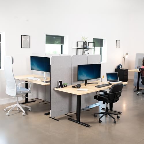 VIVO Freestanding 72 x 56 inch Privacy Panel, Cubicle Divider, Acoustic Wall - Image 2