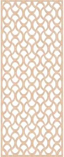 Resort Decorative Pierced Fretwork Wood Wall Panels, 31 3/8"W x 79 3/8"H x 3/8"T - Image 2