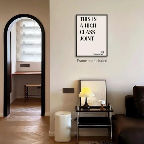 OMANI Neutral Minimalist Modern Poster Vintage Unique Quote Wall Art This is a - Image 5