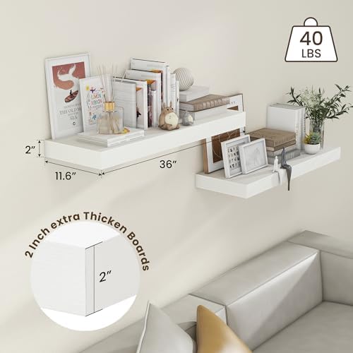 FLYJOE Deep Floating Shelves - Image 3
