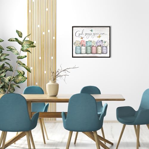 God Says You Are Wall Art: Inspirational Quotes Christian Wall Art Bible Verses - Image 2