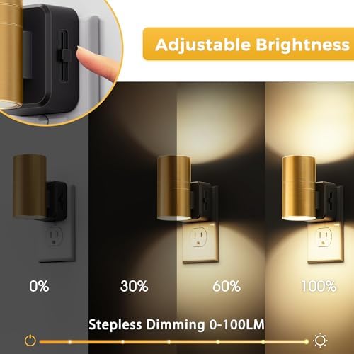 L LOHAS LED Night Light, Dimmable Night Lights Plug into Wall - Image 3
