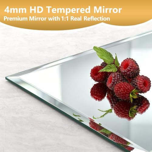 24" x 32" Beveled Edge Frameless Rectangle Mirror - Image 3