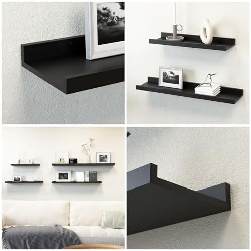 Boswillon Floating Shelves Set of 2, Long Wall Shelf - Image 4