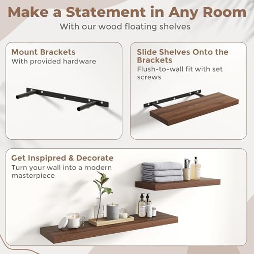 8 Inch Floating Shelves for Wall - Image 5