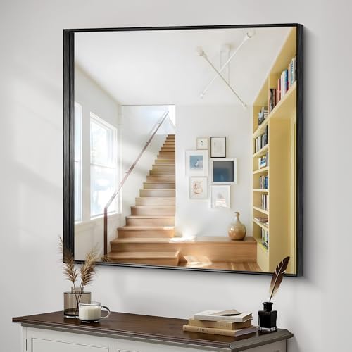 CIRCUMI Black Bathroom Mirror - Image 4
