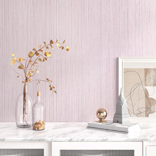 WESTICK Pink Grasscloth Wallpaper - Image 6